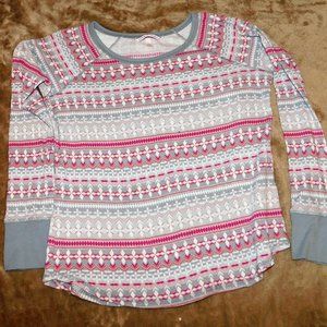 Victoria's  Secret thermal pullover shirt, Medium, cotton/elastaine, SOFT